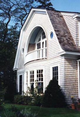 Bowed Double Hung  Windows with Bent Glass